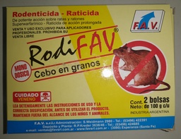 RODIFAV RATICIDA x200g GRANO
