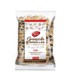 NUTRI-FOODS GRANOLA 5 SEMILLAS x1KG