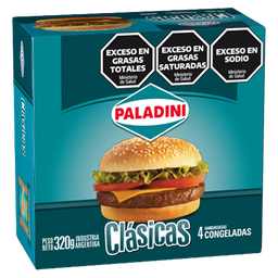 PALADINI HAMBURGUESAS x4u
