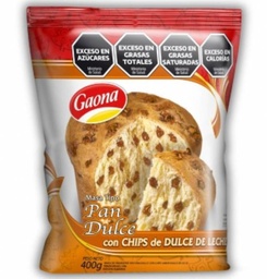GAONA PAN DULCE x400g CHIPS/DDL