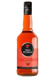 TRES PLUMAS LICOR x750cc FRUTILLA