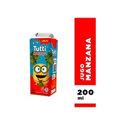 TUTTI JUGO x200ml MANZANA