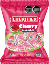 LHERITIER CARAMELOS x600g CHERRY-MENTOL