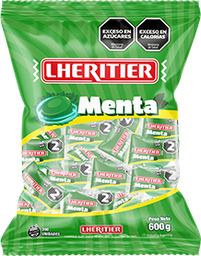 LHERITIER CARAMELOS x600g MENTA