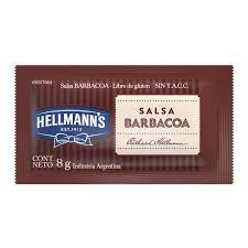 HELLMANNS SALSA BARBACOA 196x8g PORCION