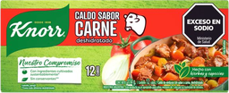KNORR CALDO CUBITO x12u CARNE