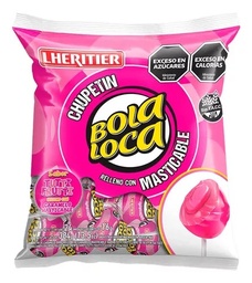 BOLA LOCA CHUPETIN x24u TUTTI FRUTTI