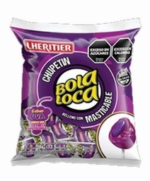 BOLA LOCA CHUPETIN x24u UVA