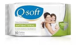 Q-SOFT TOALLAS HUM x30u ANTIBACT