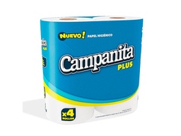 CAMPANITA PAPEL HIG 4x30m PLUS