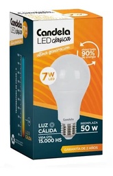 CANDELA LAMPARA LED 7w CALIDA