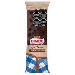 BIMBO BUDIN CASERO x250g CHIPS CHOCO