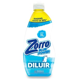 ZORRO JAB LIQ P/DILUIR x500ml BLUEPOWER