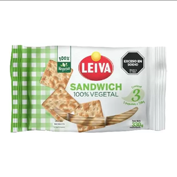 LEIVA GALLETA x330g SANDW VEGETAL
