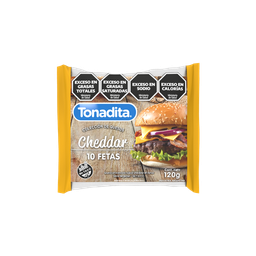 TONADITA CHEDDAR FETAS x120g